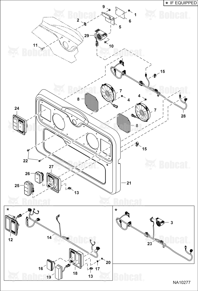 Engine Electrical Circuitry (Rear Lights & Back-up Alarm) (Euro Tail Lights)