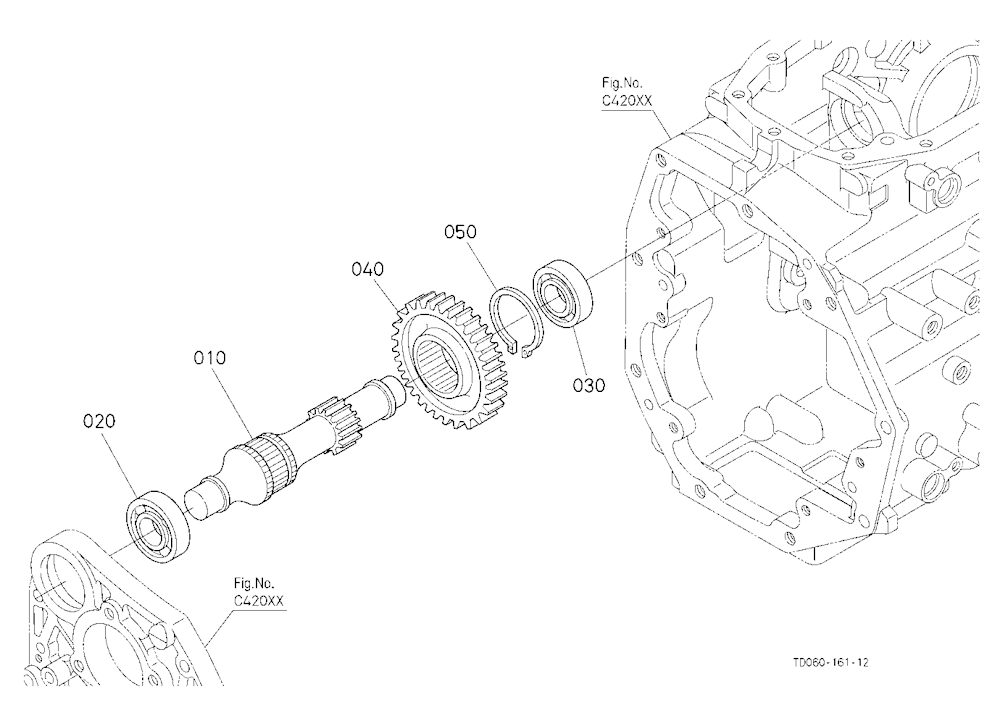 Creep Gear Shaft [Gst Type] [Cab Type]