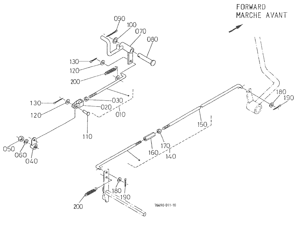 Diff.Lock/Clutch Rod