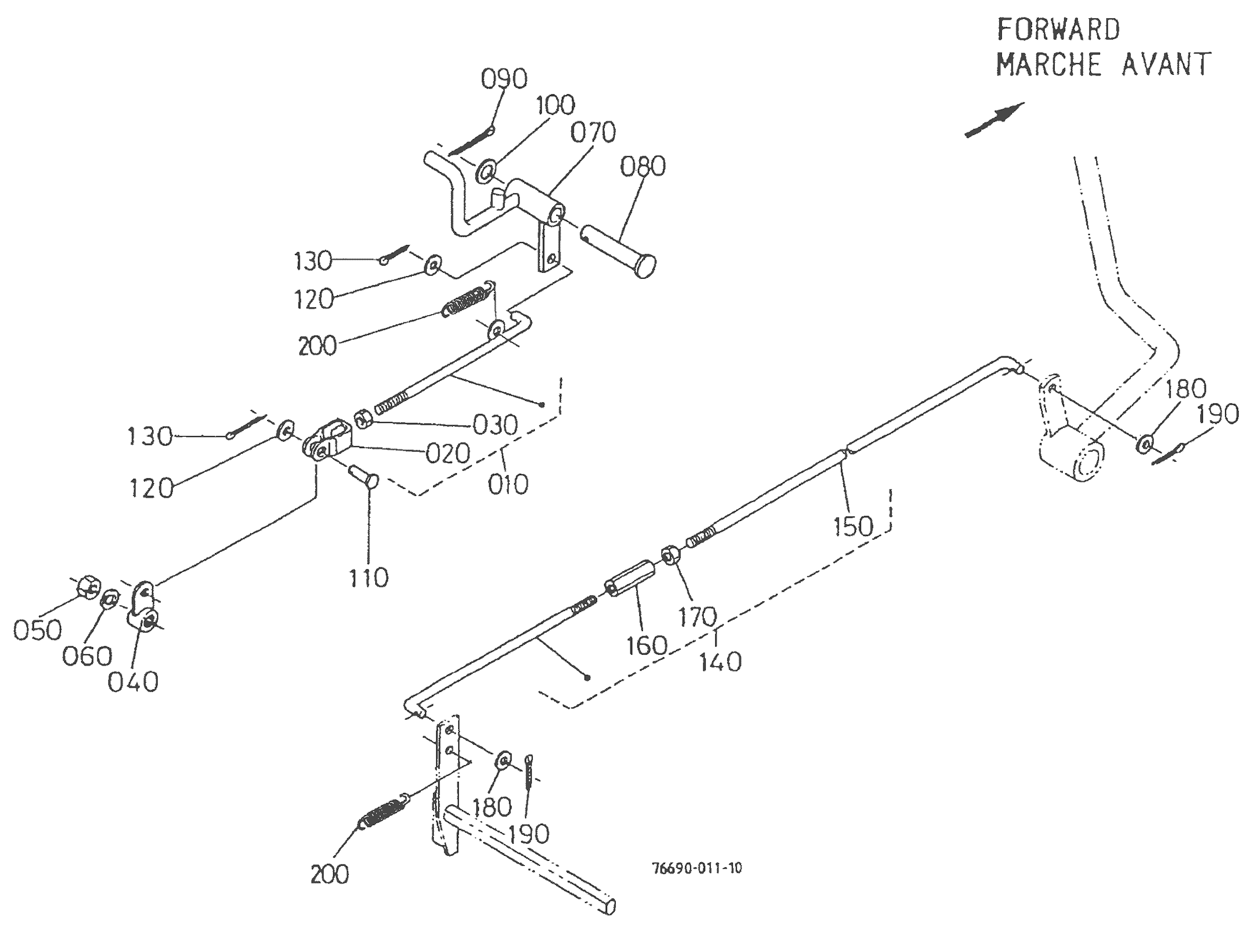 Diff.Lock/Clutch Rod