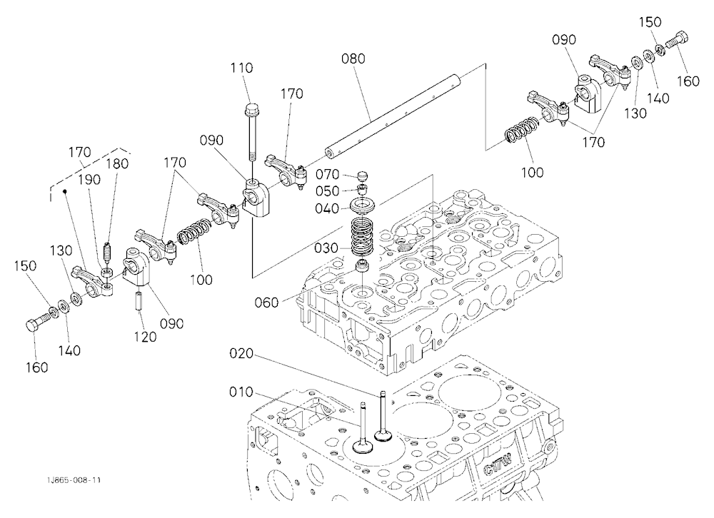 Valve And Rocker Arm