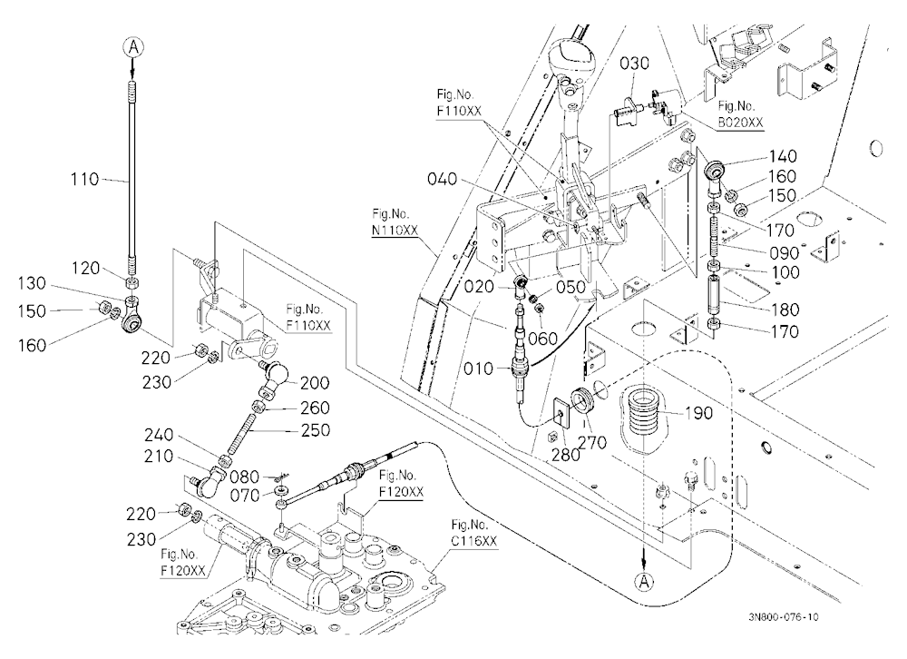 Main Gear Shift Rod