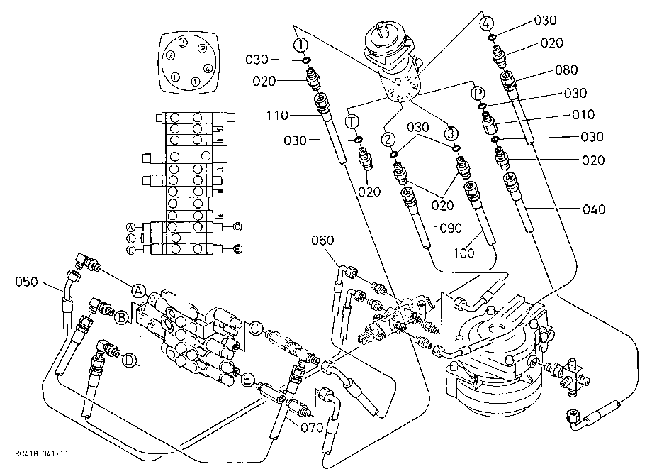 Oil Piping (Control Rh)