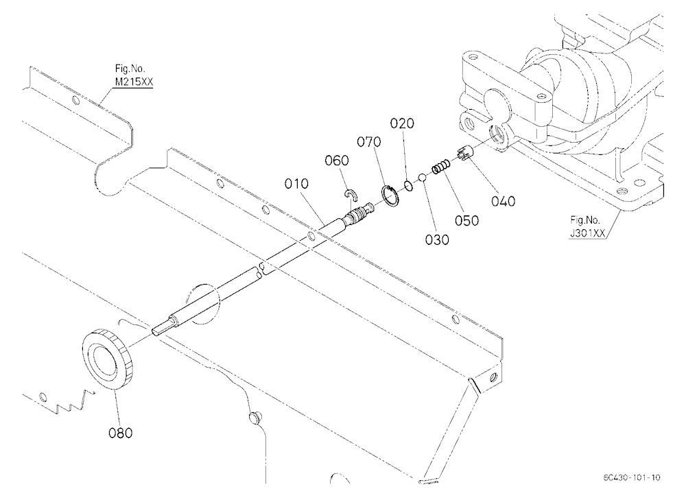 Fall Adjustment Shaft
