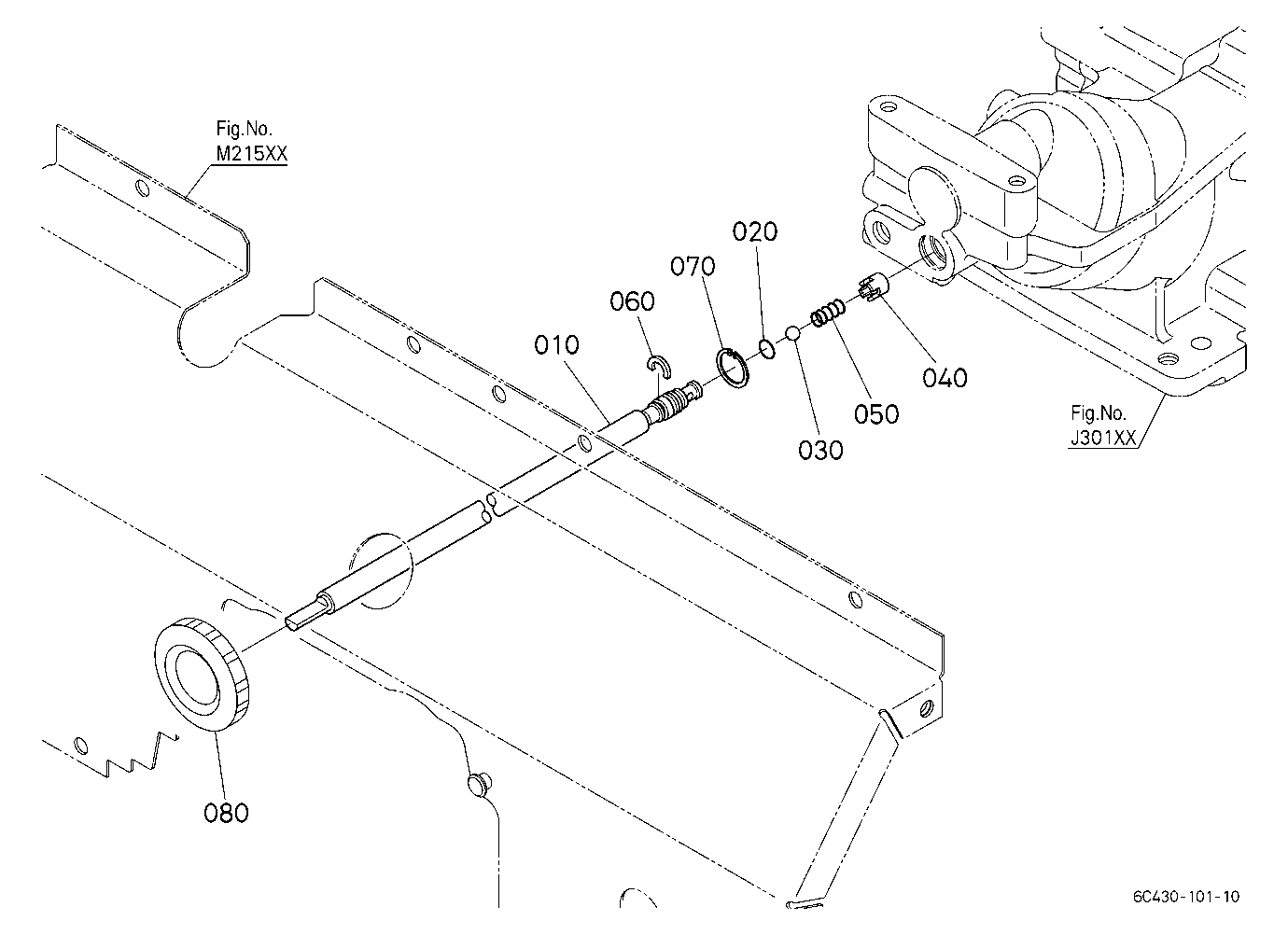 Fall Adjustment Shaft
