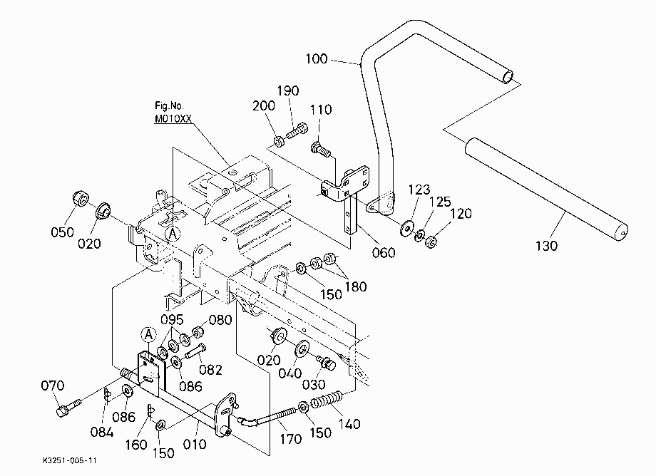 MOTION CONTROL LEVER RH