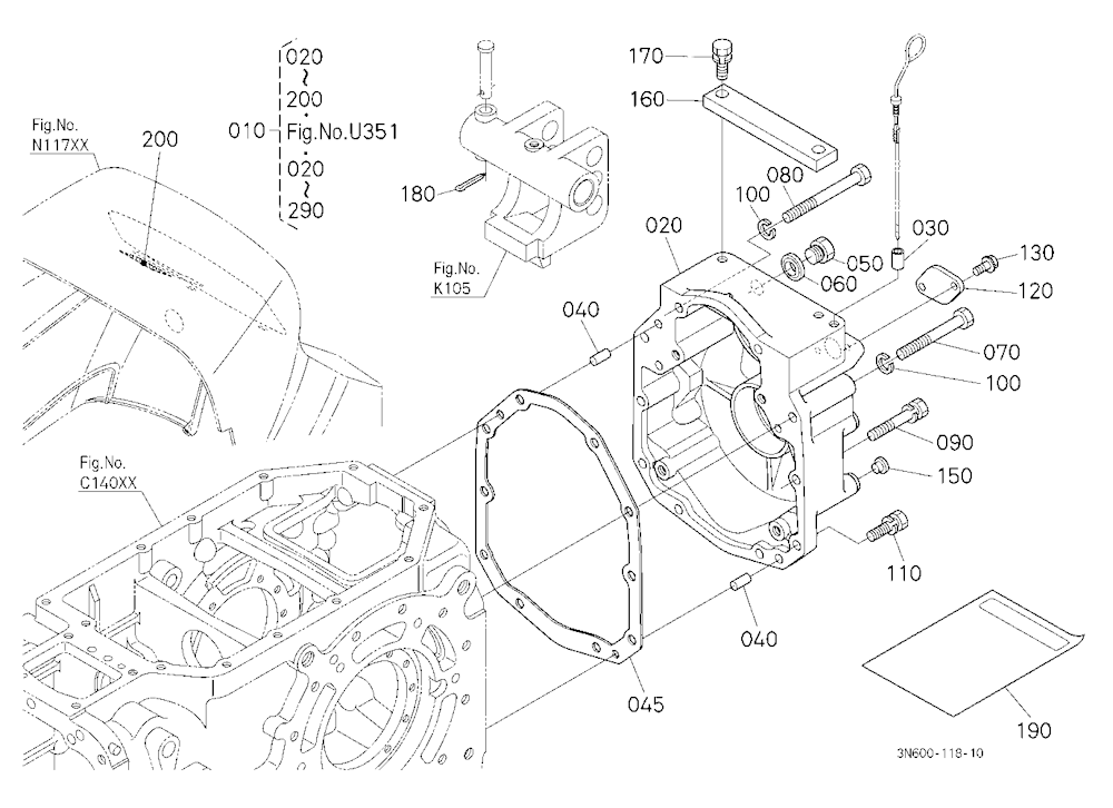 Pto(540/1000) Conversion Kit(Gear Case) (W/G No.M9