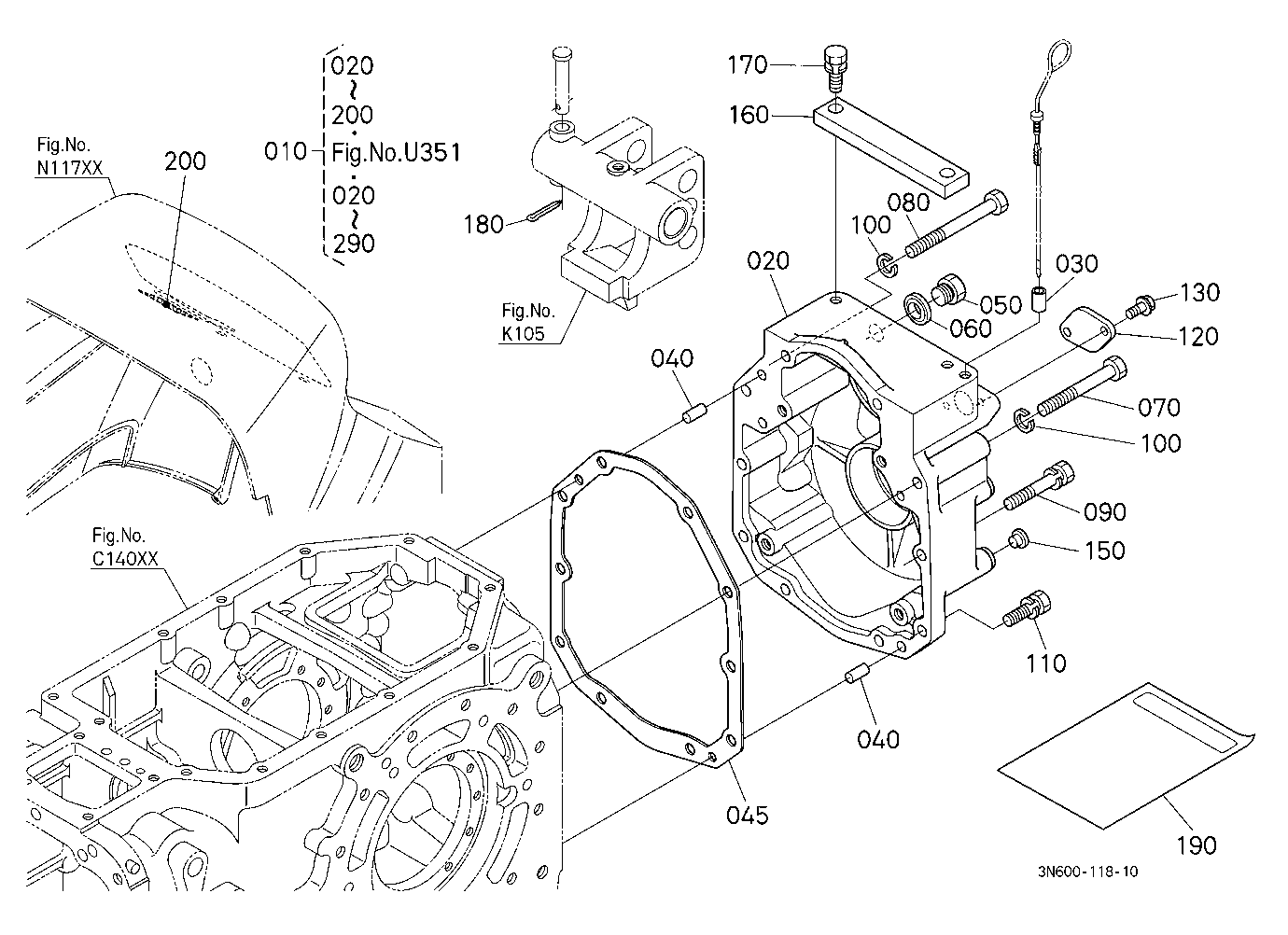 Pto(540/1000) Conversion Kit(Gear Case) (W/G No.M9