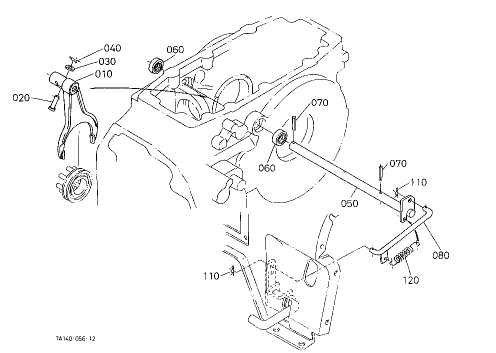 Differential Lock Shift Fork [Hst Type]