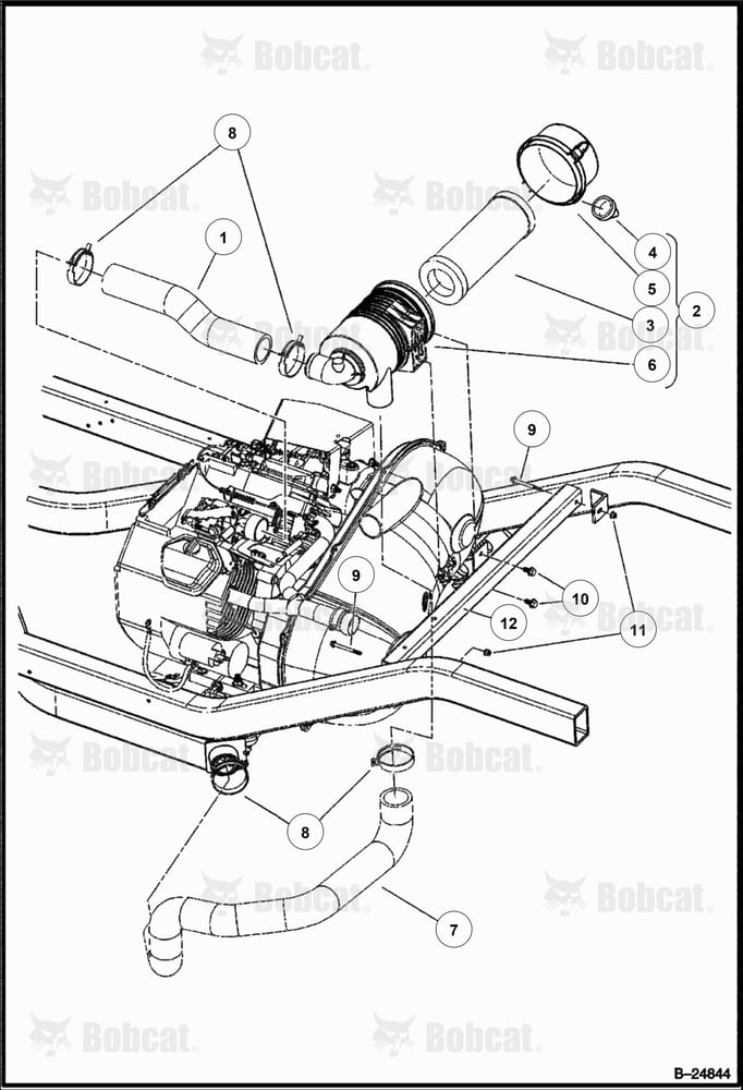 Intake Duct & Air Box ASSY (HONDA ENGINE)