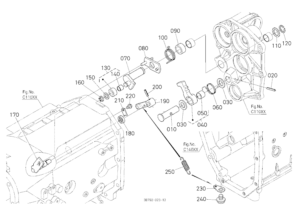 Parking Brake Camshaft