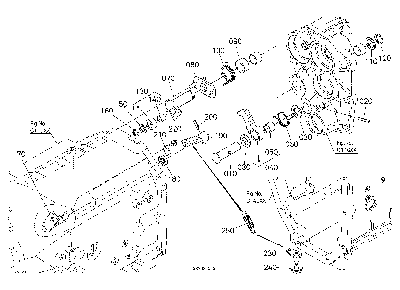 Parking Brake Camshaft