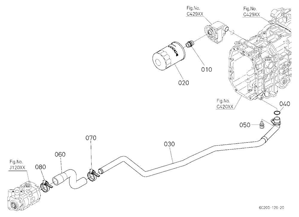 Hydraulic Oil Line (Suction)