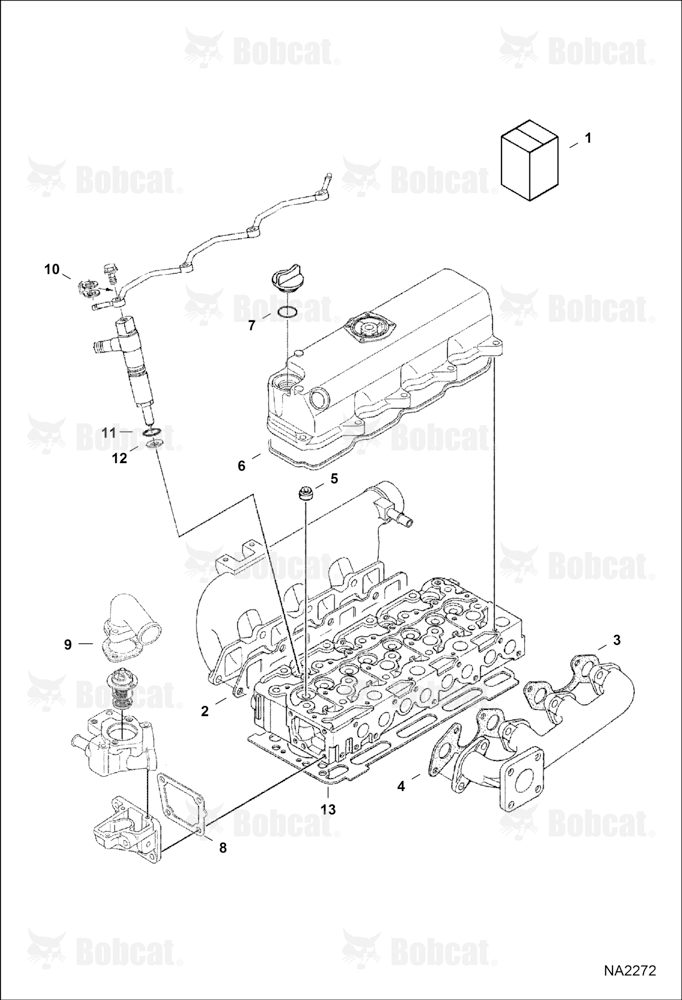 Upper Gasket Kit (Black) (Engine Serial # V2403-7****** or V2403-8******)