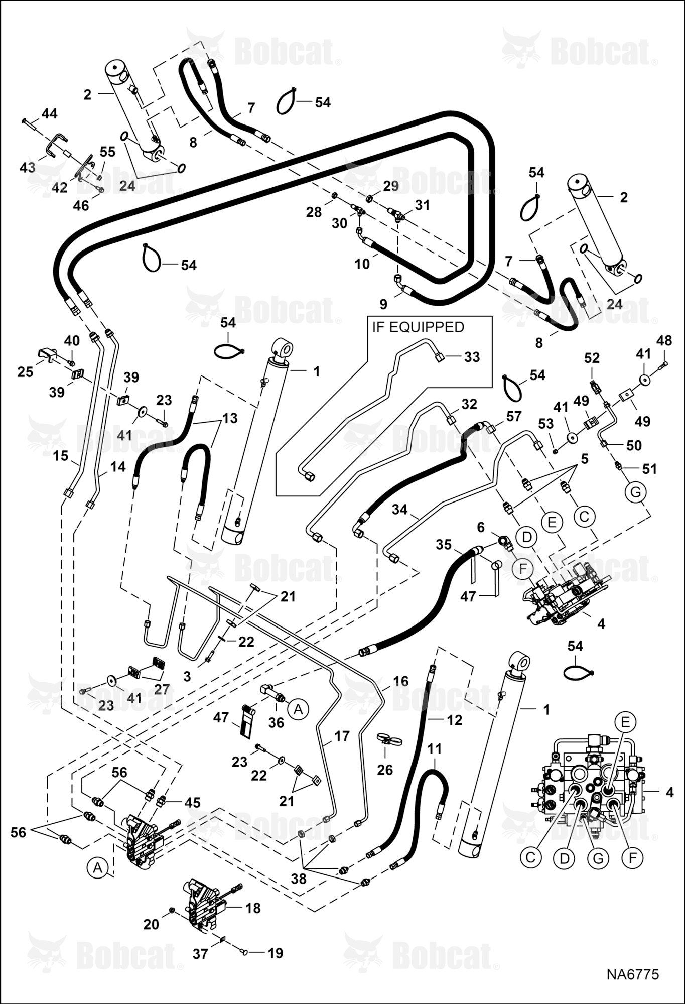 Hydraulic Circuitry (W/BPV Junction Block)  B3NL11001 - B3NL16500