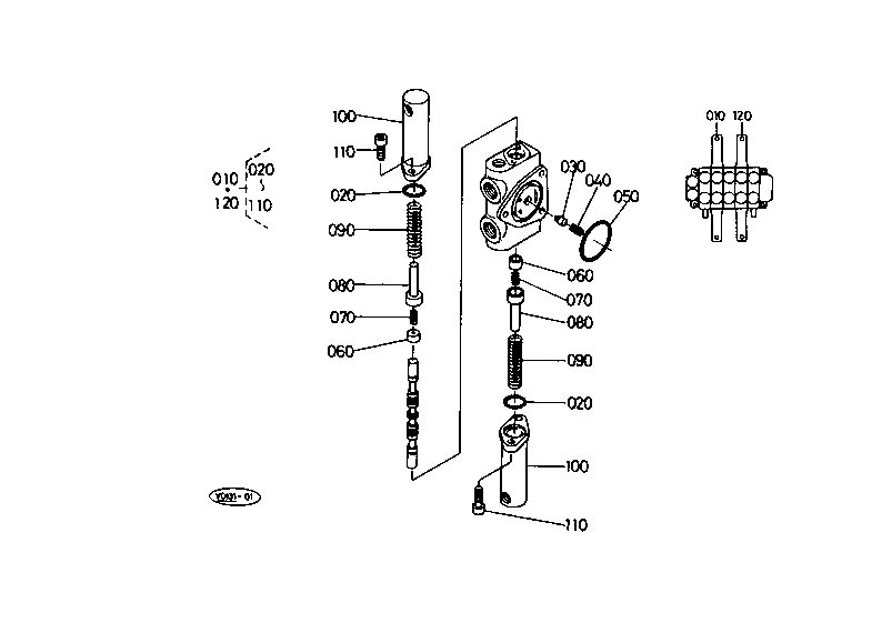 Control Valve (1) Spool Section (1)
