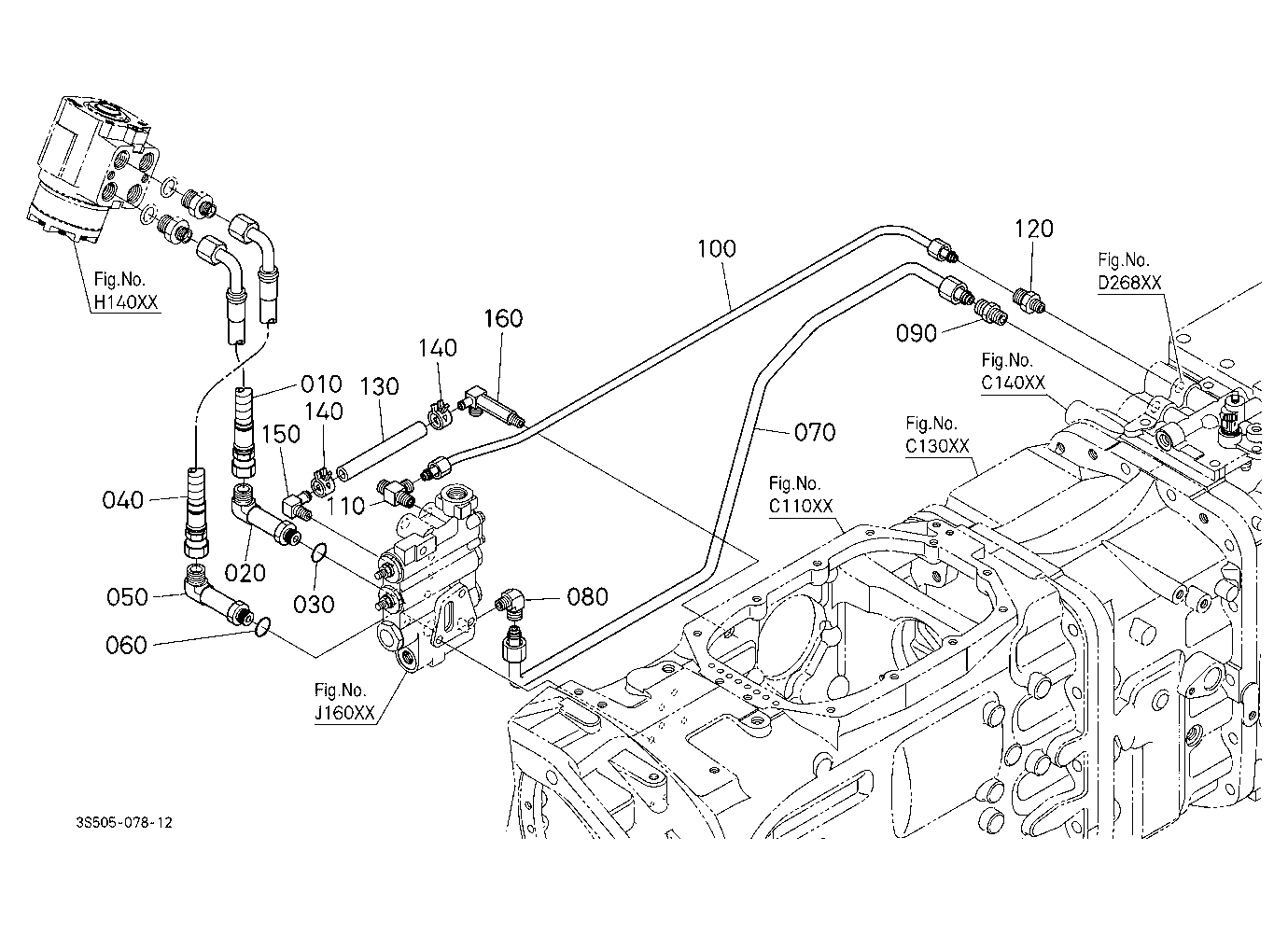 Hydraulic Oil Line (Steering/Pto)