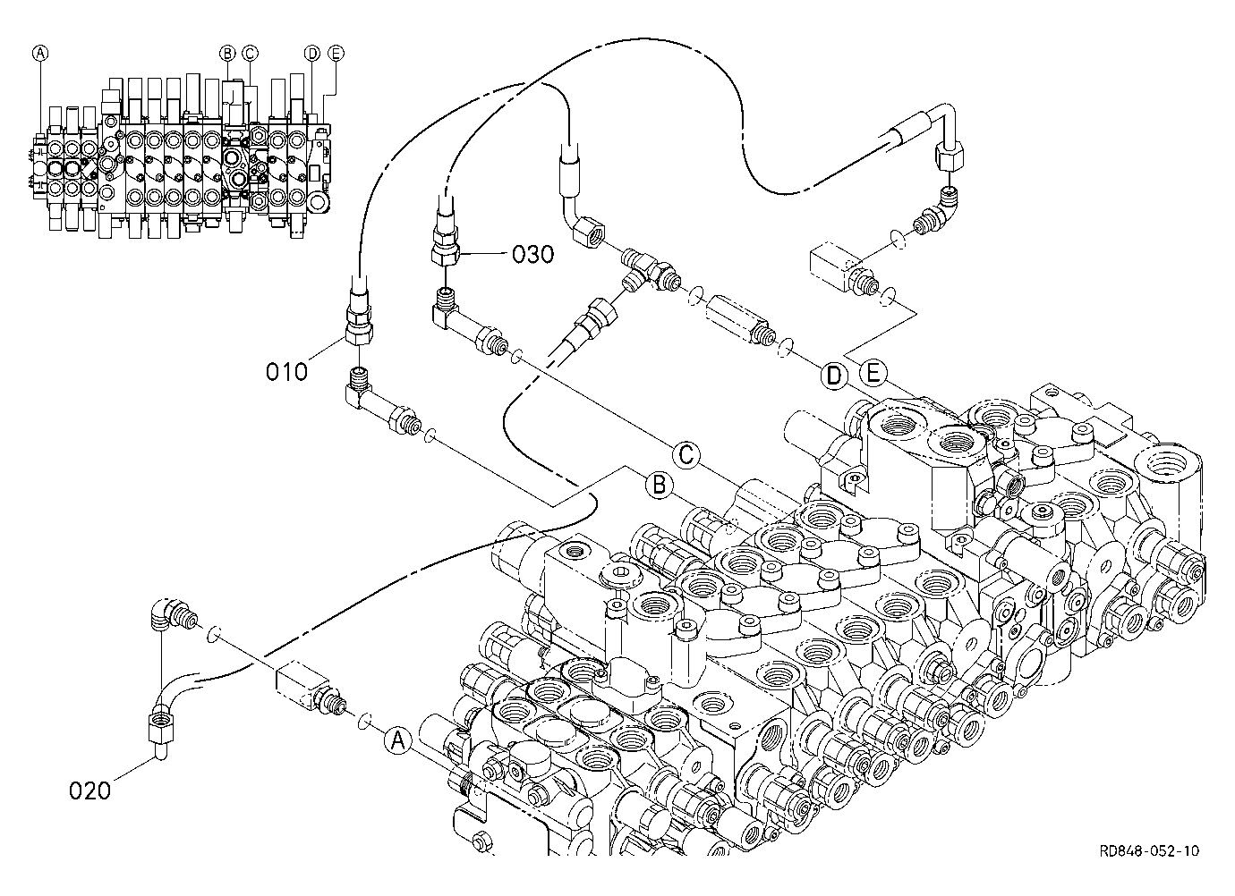 Oil Piping (Pilot Port)
