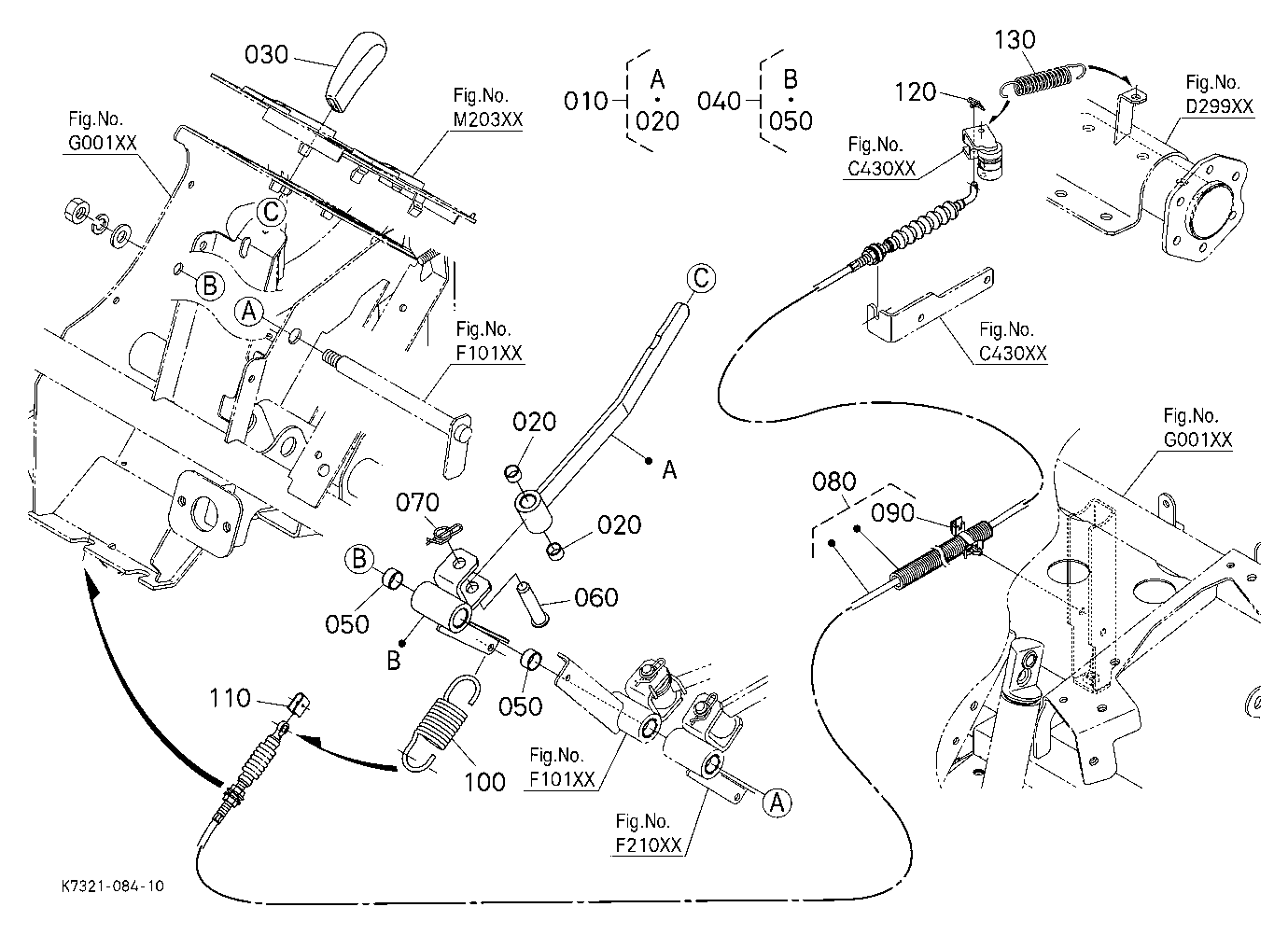 Front Wheel Drive Lever