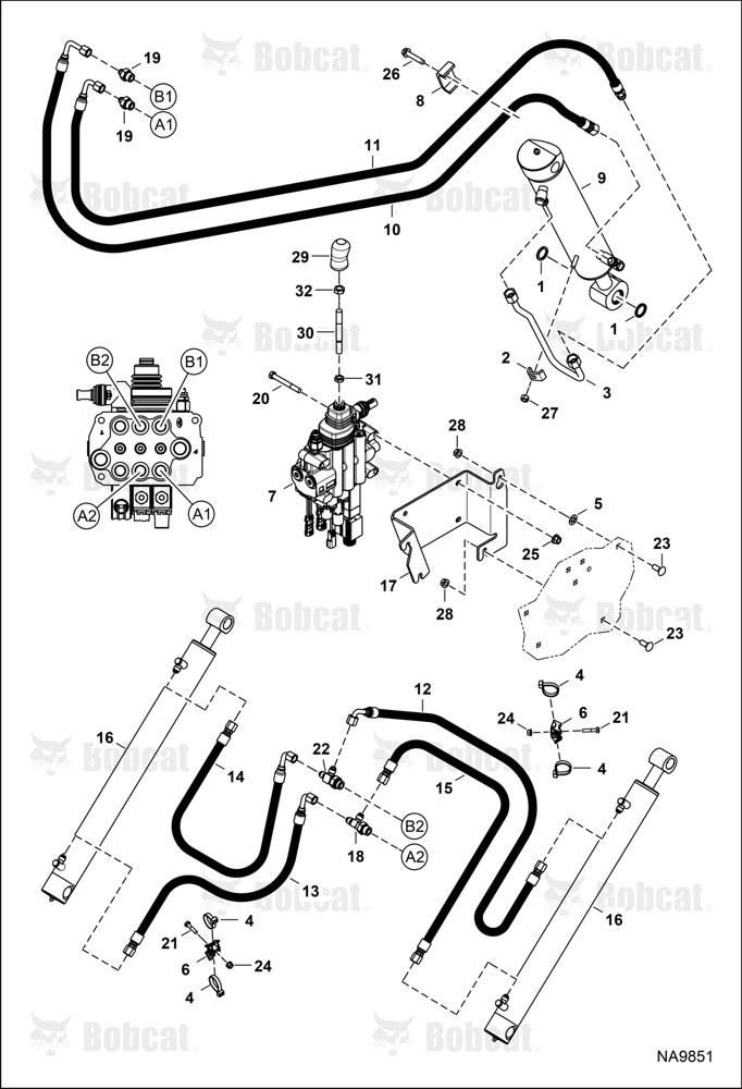 Hydraulic Circuitry (Work Cylinders)