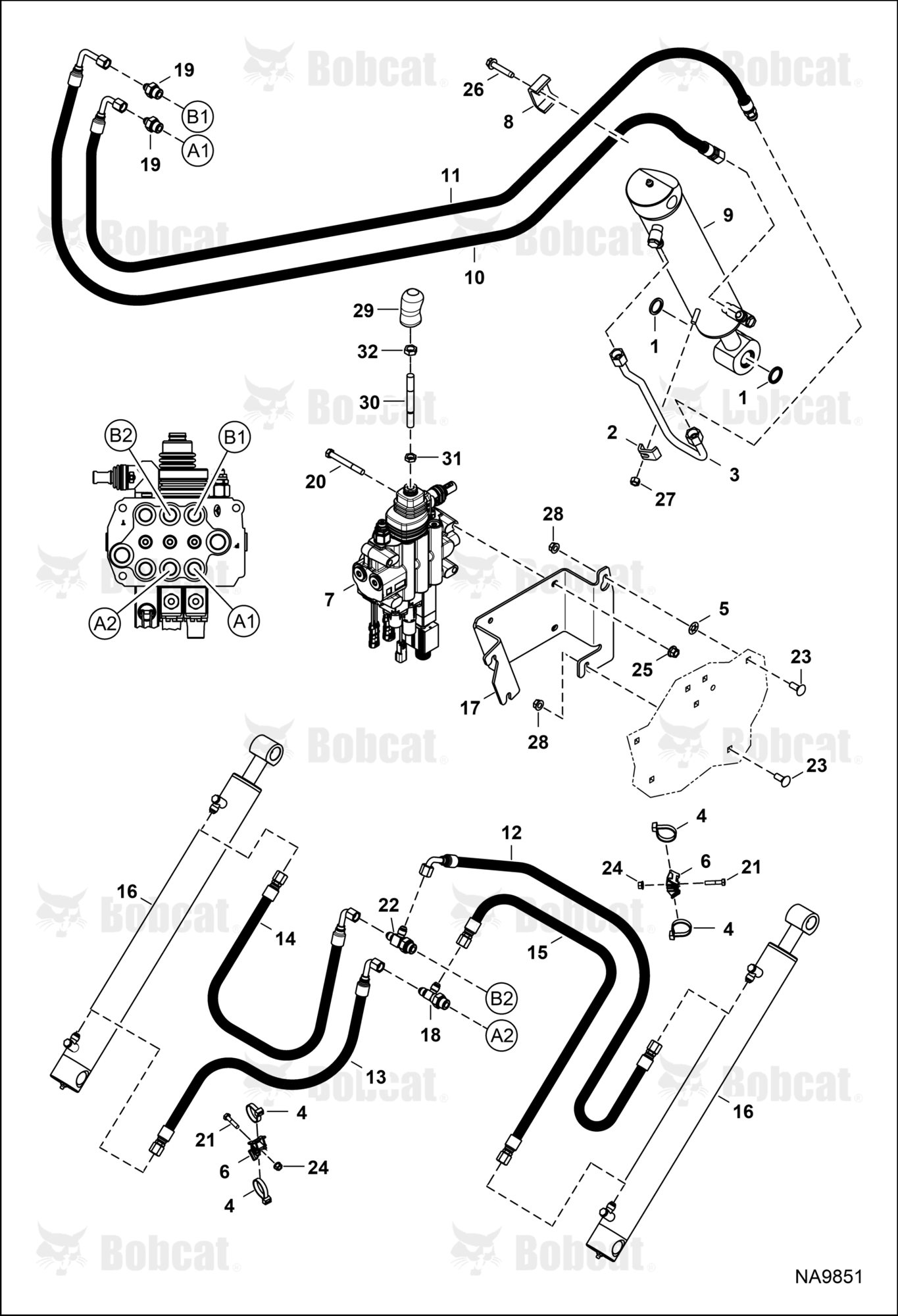 Hydraulic Circuitry (Work Cylinders)