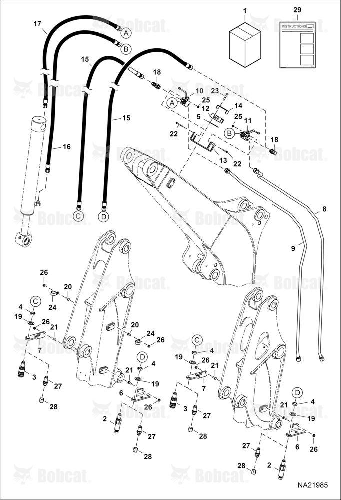 Hydraulic Auxiliary Kit (Third Auxiliary)