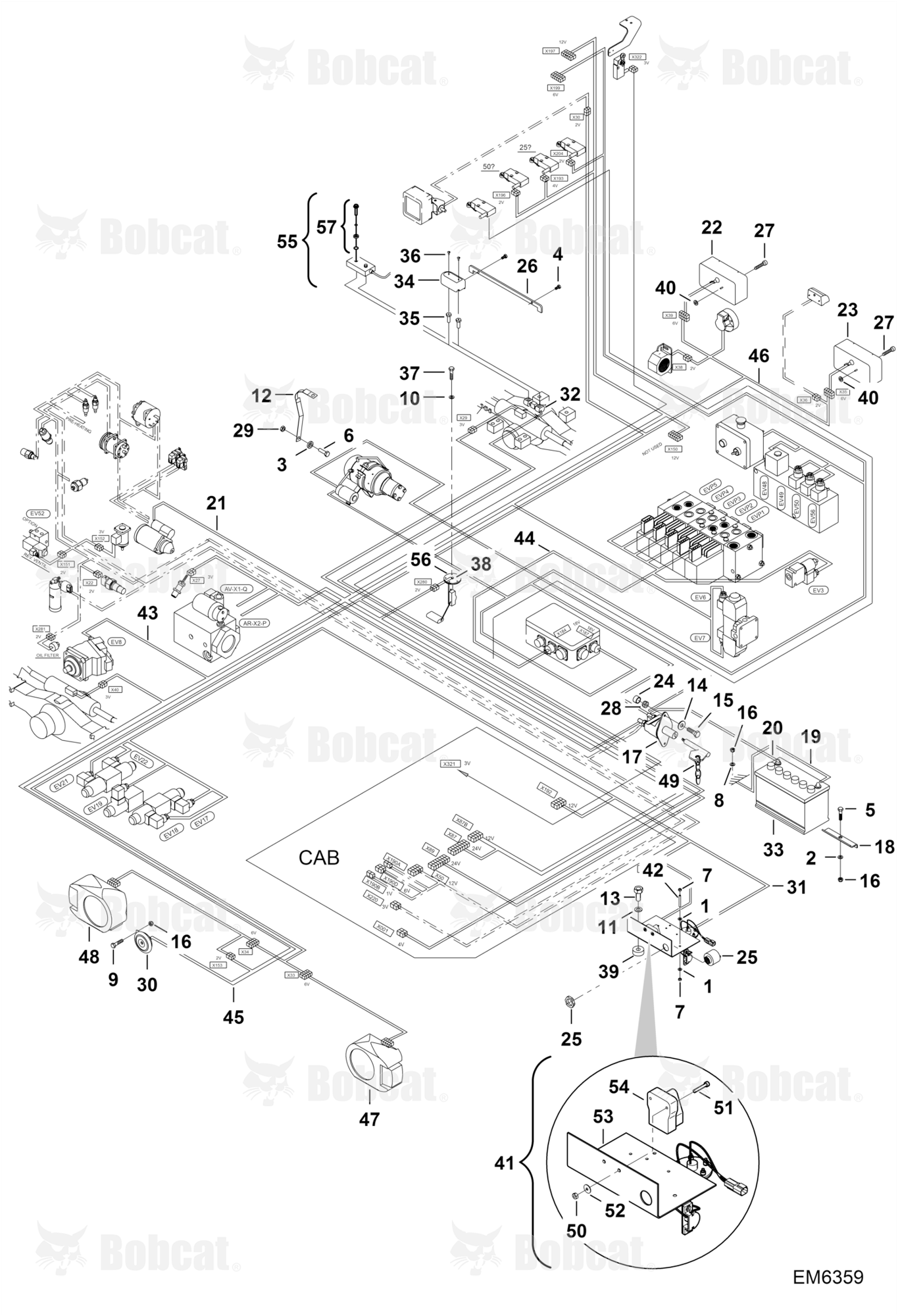Electrical Circuit Chassis  A8GA13000 & Above, A8GB13000 & Above