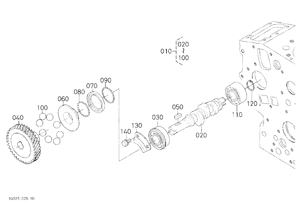 Fuel Camshaft And Governor Shaft