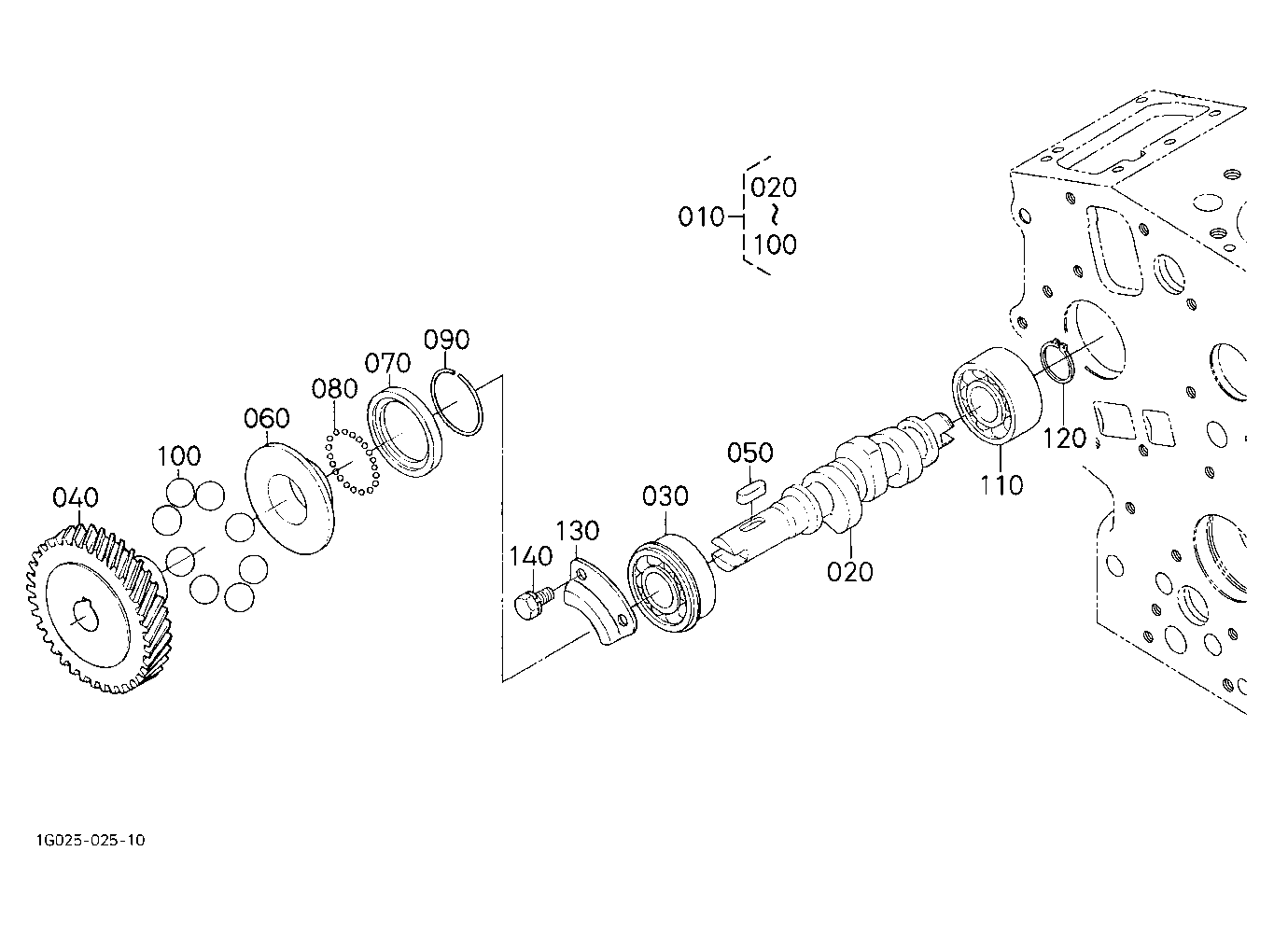 Fuel Camshaft And Governor Shaft