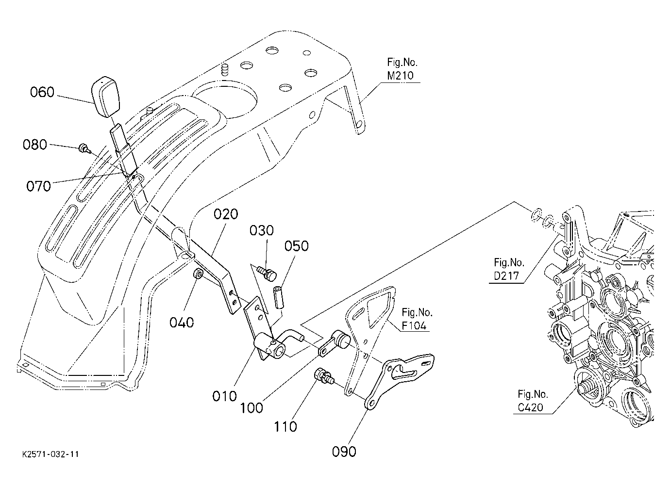 Range Gear Shift Lever