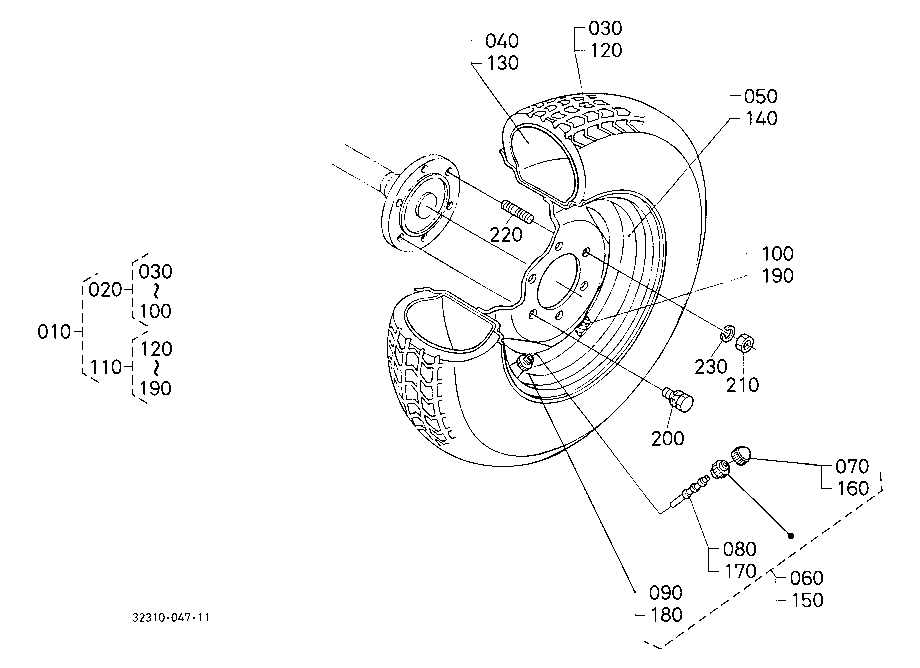 Rear Wheel (13.6-16)