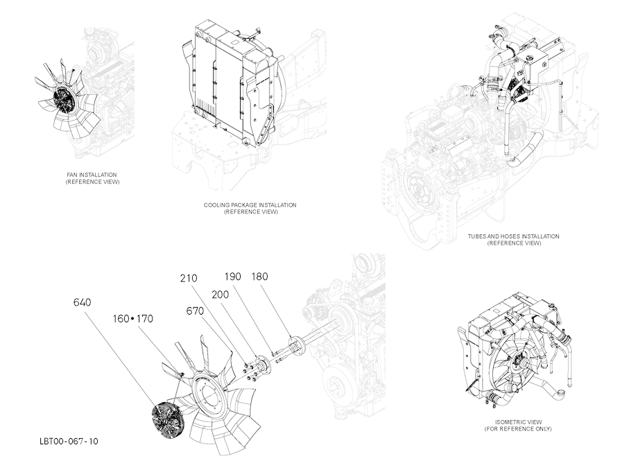 Cooling Group Assembly - Range 1 (Part 1)