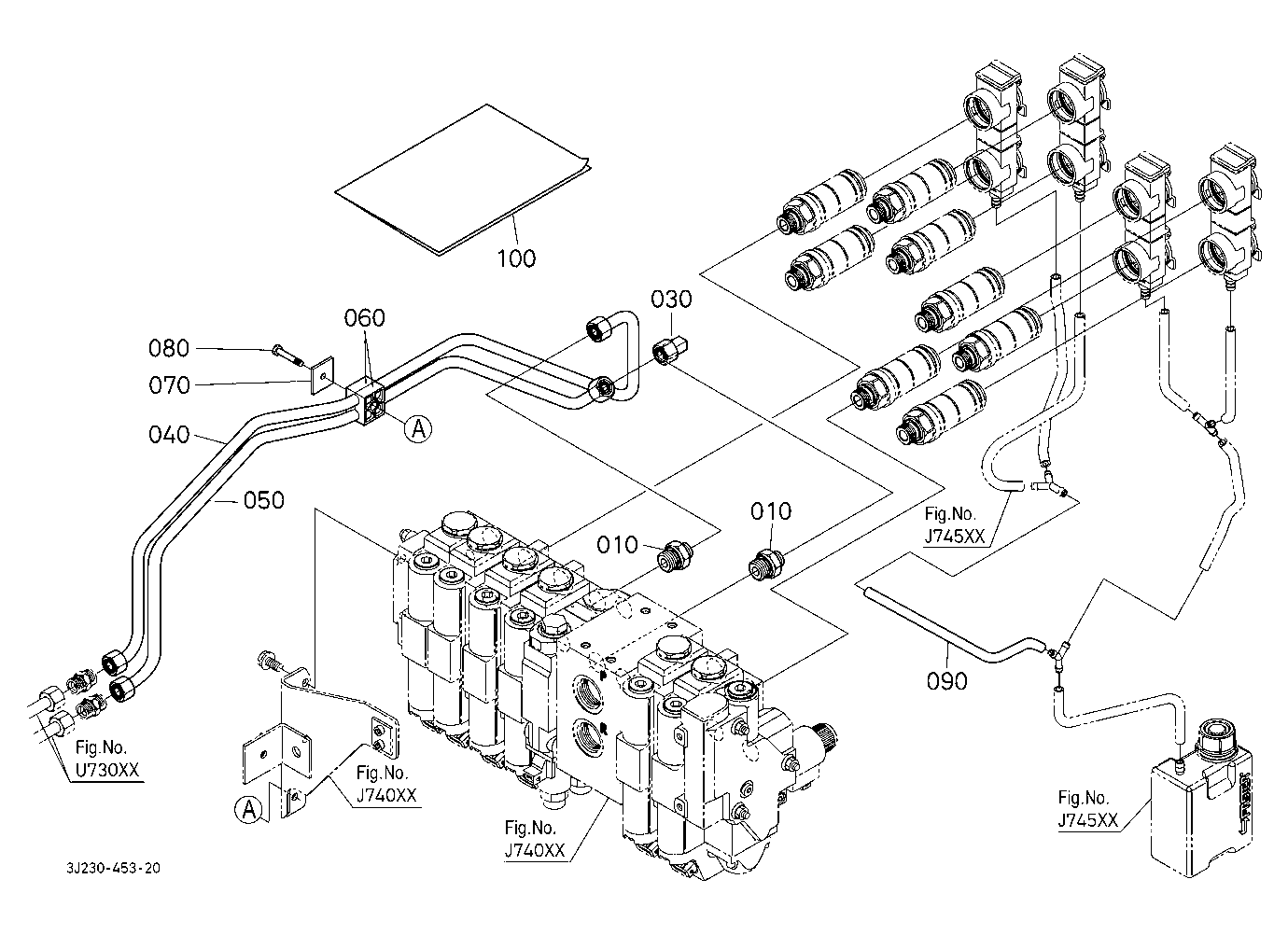 Coupler Kit (Front Hyd. Outlet/Elec.6Th) (Pipe) [O