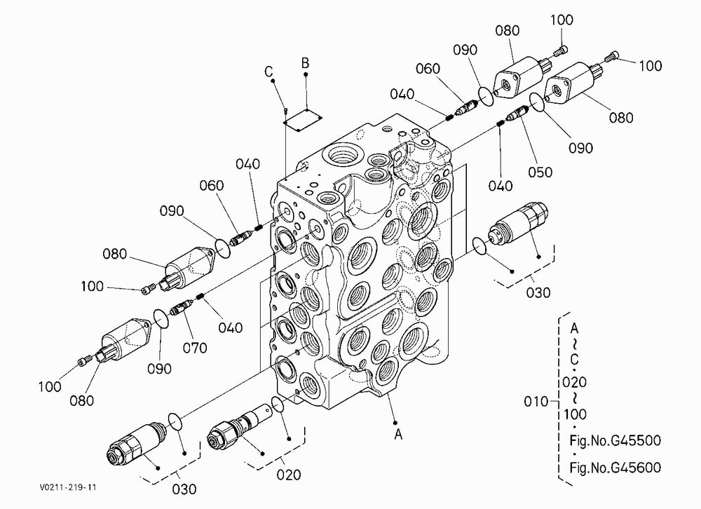 CONTROL VALVE (HOUSING) [COMPONENT PARTS]