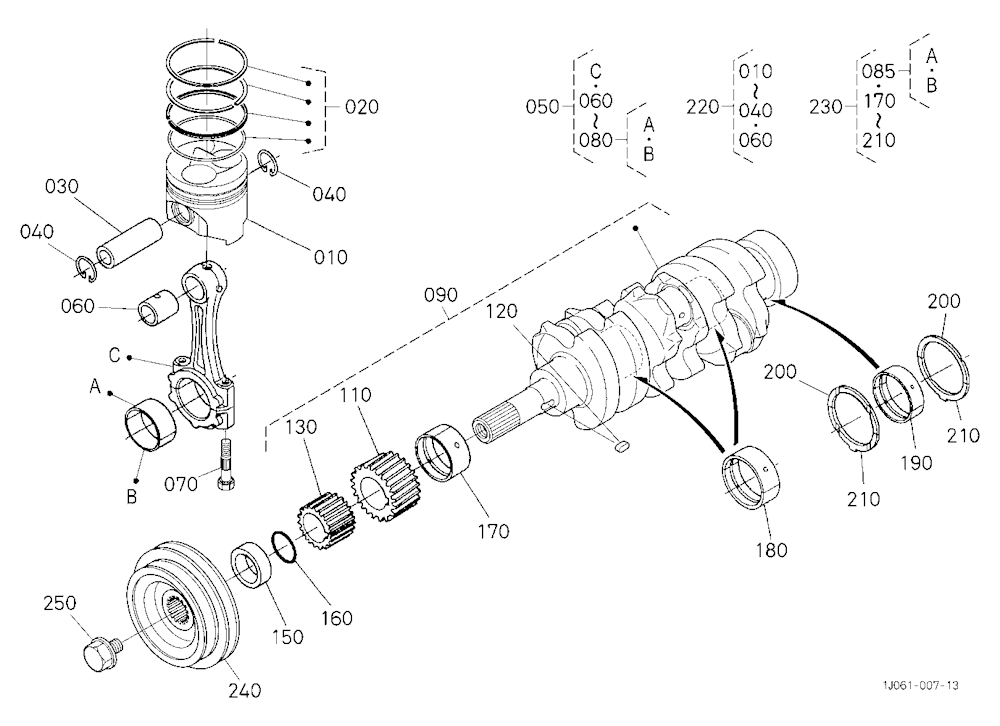 Piston And Crankshaft