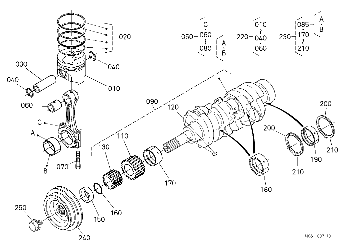 Piston And Crankshaft