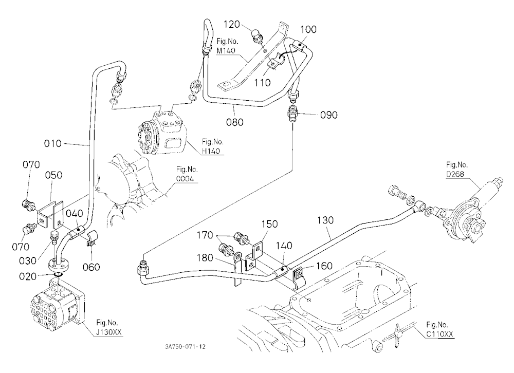 Hydraulic Oil Line (Steering/Pto)