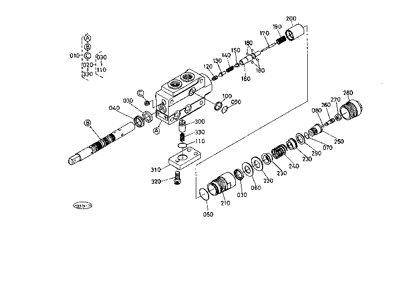 Aux.Control Valve [Component Parts]
