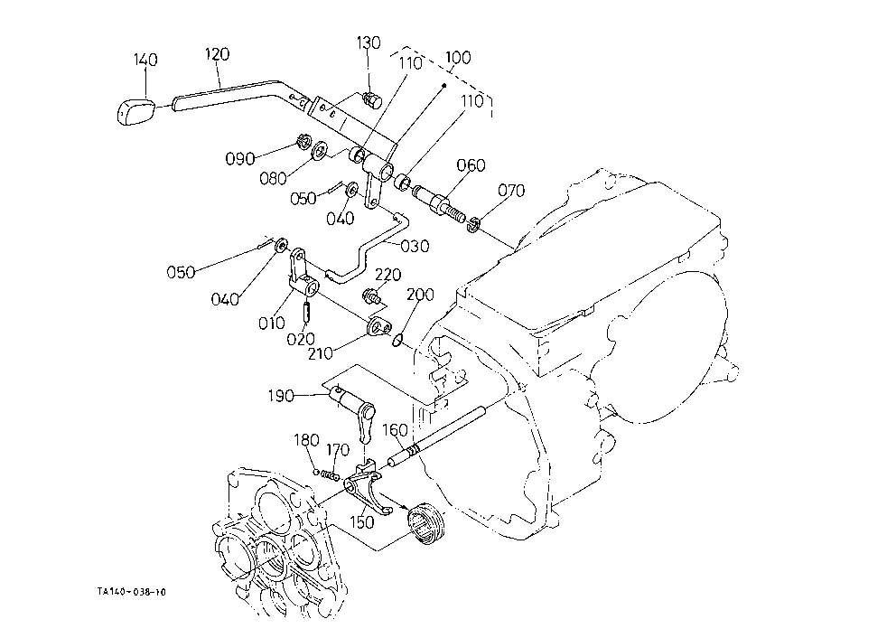 Mid Pto Shift Lever [Hst Type]