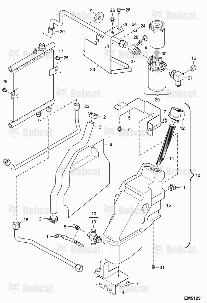 Hydraulic Circuitry (Cooler/Filter)