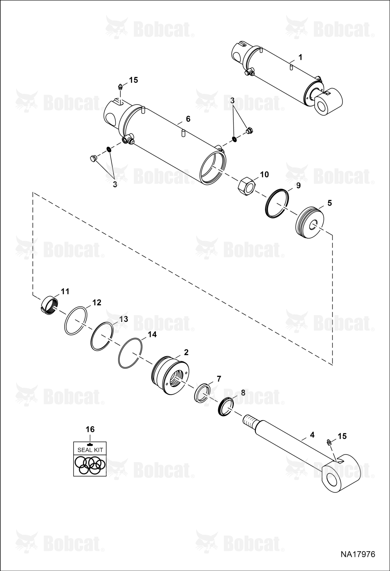 Blade Cylinder (Lift) (Standard Blade)