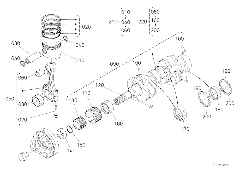 Piston And Crankshaft