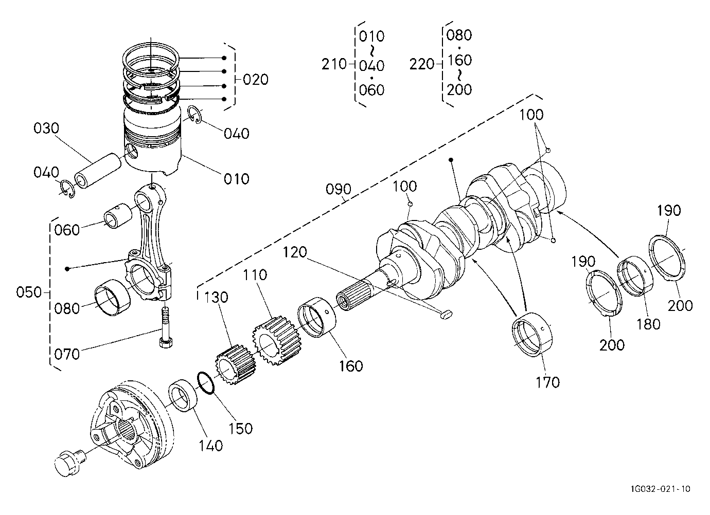 Piston And Crankshaft
