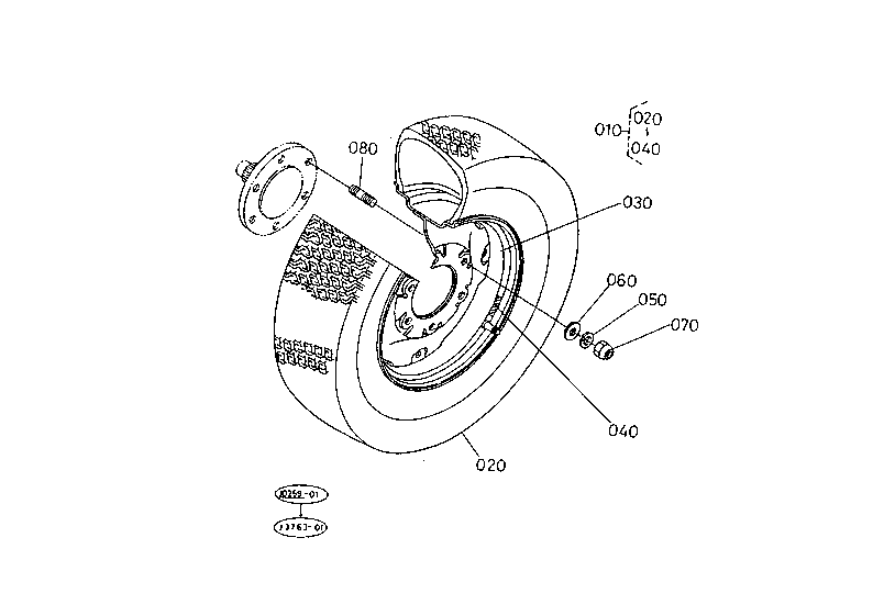 Front Wheel (27X8.50-15 Nhs) [A]