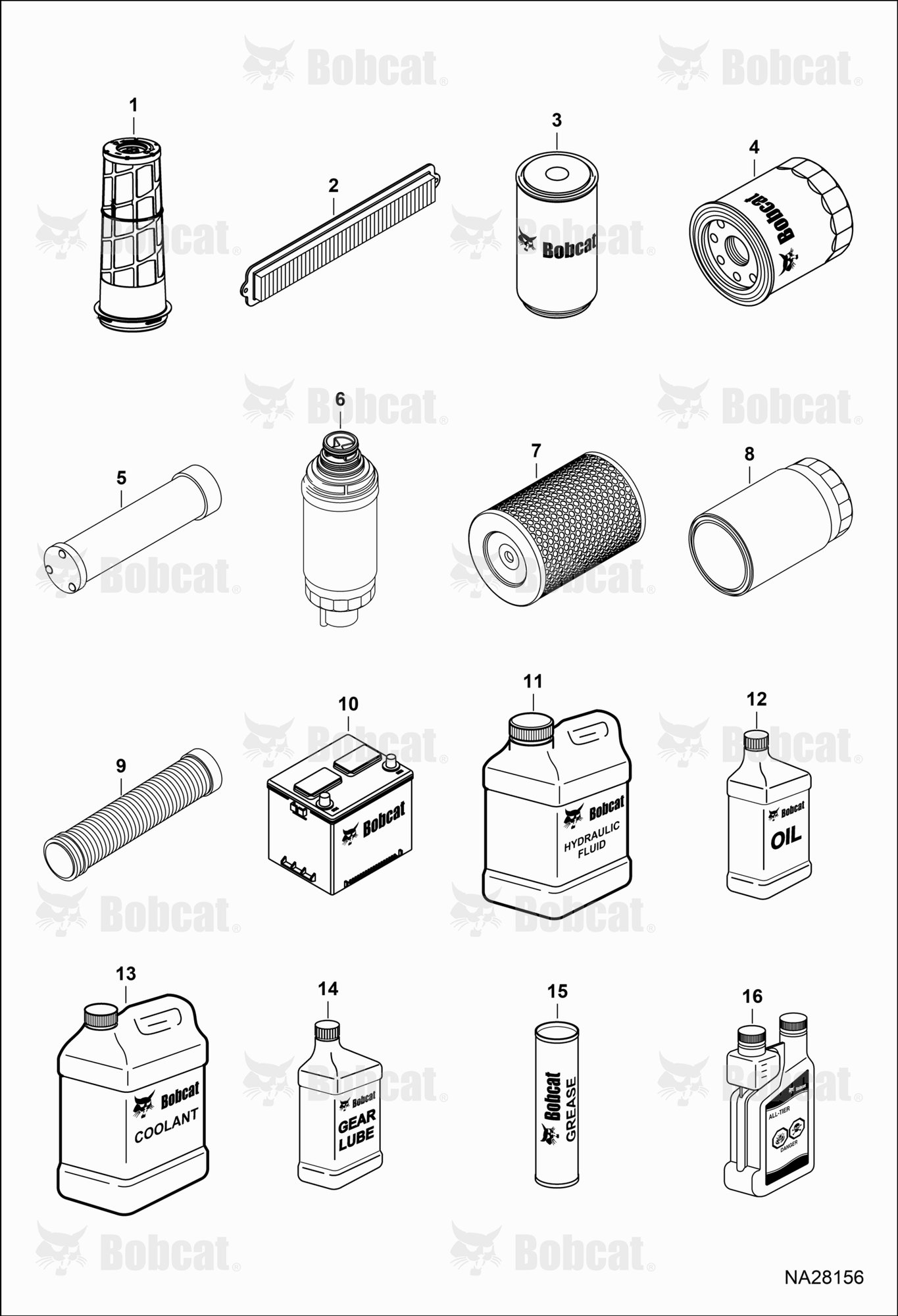Maintenance Items (Service Parts)