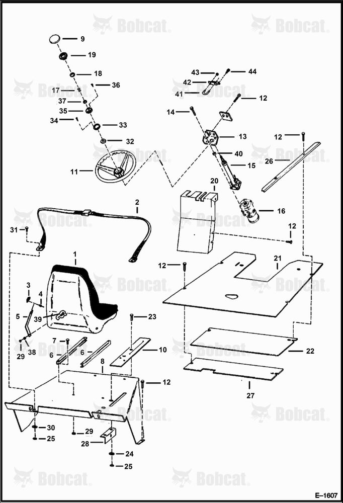 Seat & Steering Control 5030M15021 & Above