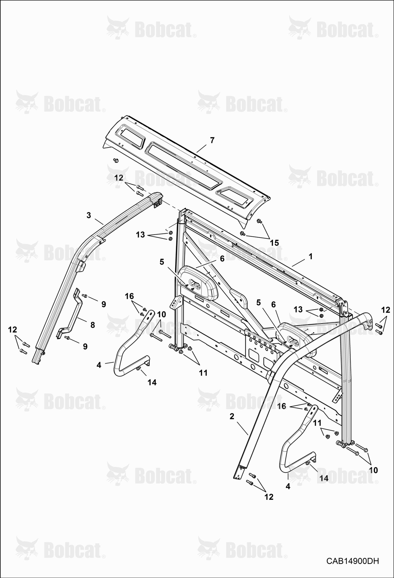 CHASSIS, CAB Frame  AVW220001 & Above