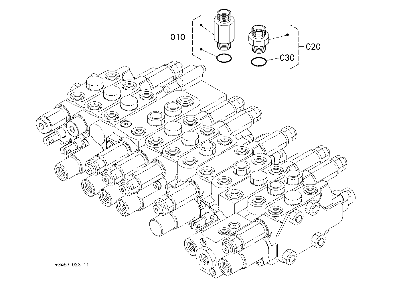 Control Valve (Travel Right)