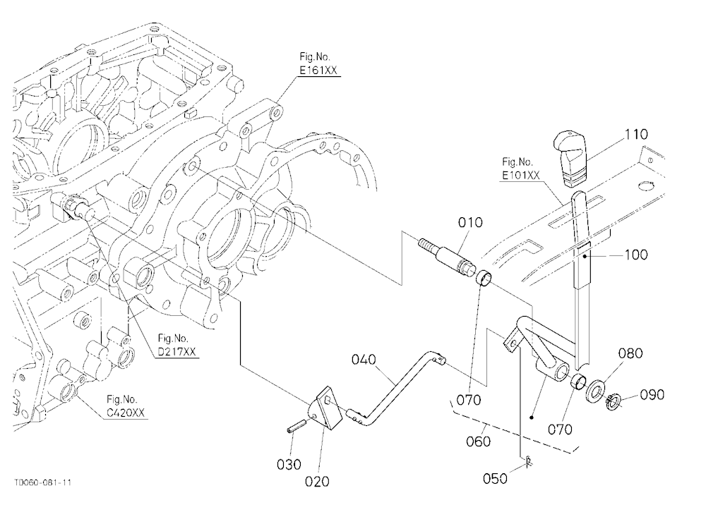 Creep Gear Shift Lever [Gst Type] [Cab Type]