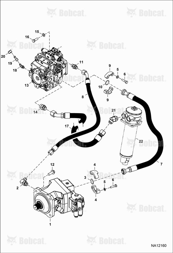 Hydrostatic Circuitry (Pump & Motor)